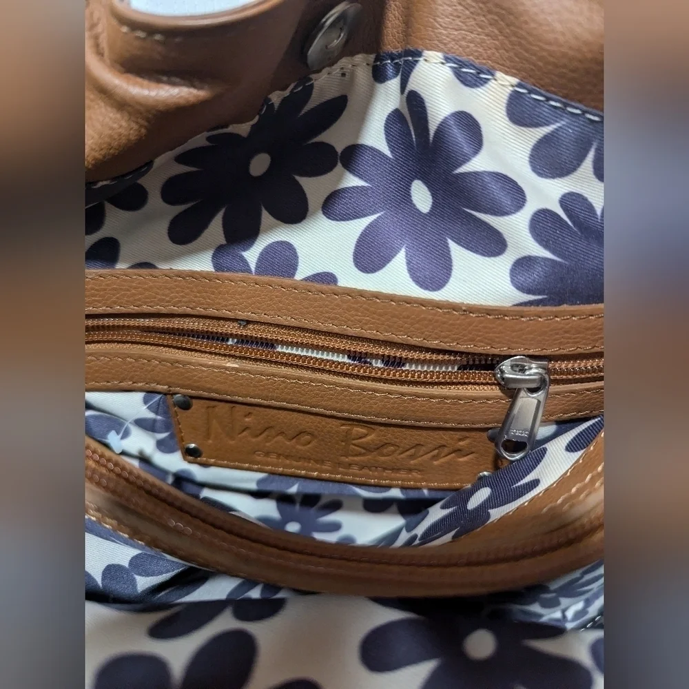 Nino Bossi Leather Hobo Bag